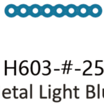Metal Light blue E-chain