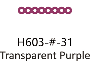 Transparent Purple E-chain Short